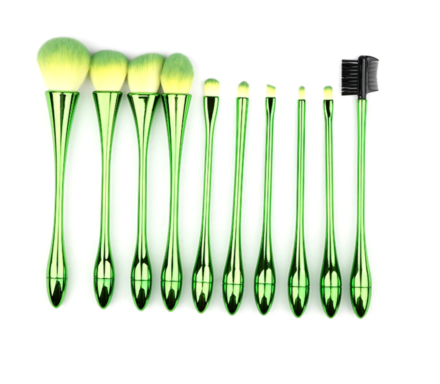 Новинка 10 шт. высококачественные цветные полированные кисти для