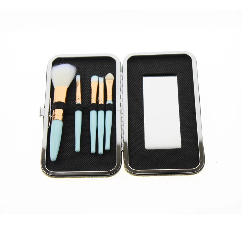 5 шт. женский подарок для девочек маленькие Мини дорожные кисти макияжа набор