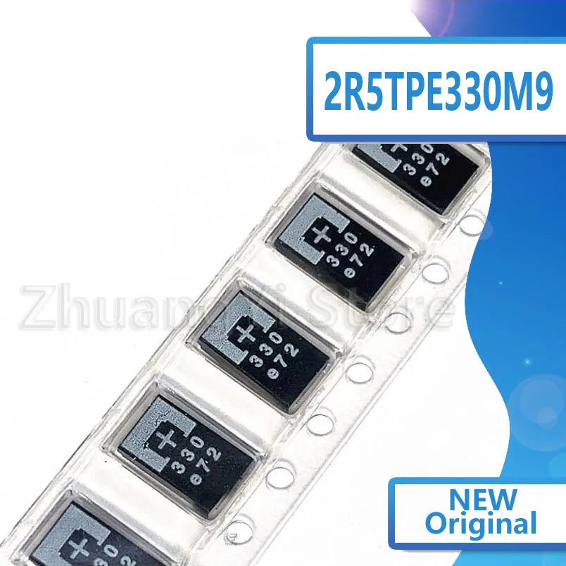 (5 10 20 шт.) 100% Новинка 2R5TPE330M9 330 мкФ 2 5 V SMD танталовые конденсаторы полимерный POSCAP Тип