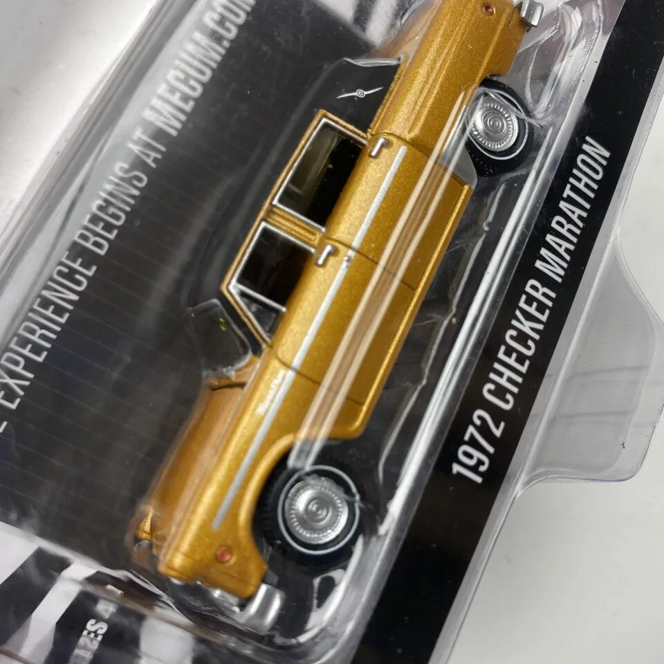 GreenLight 1:64 1972 Checker marathon taxi Alloy модель автомобиля металлические игрушки для детей