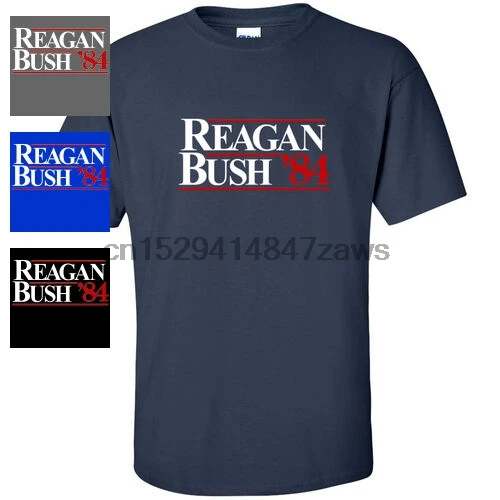 Рейган Буш 1984 футболка для мужчин|Мужские футболки| |