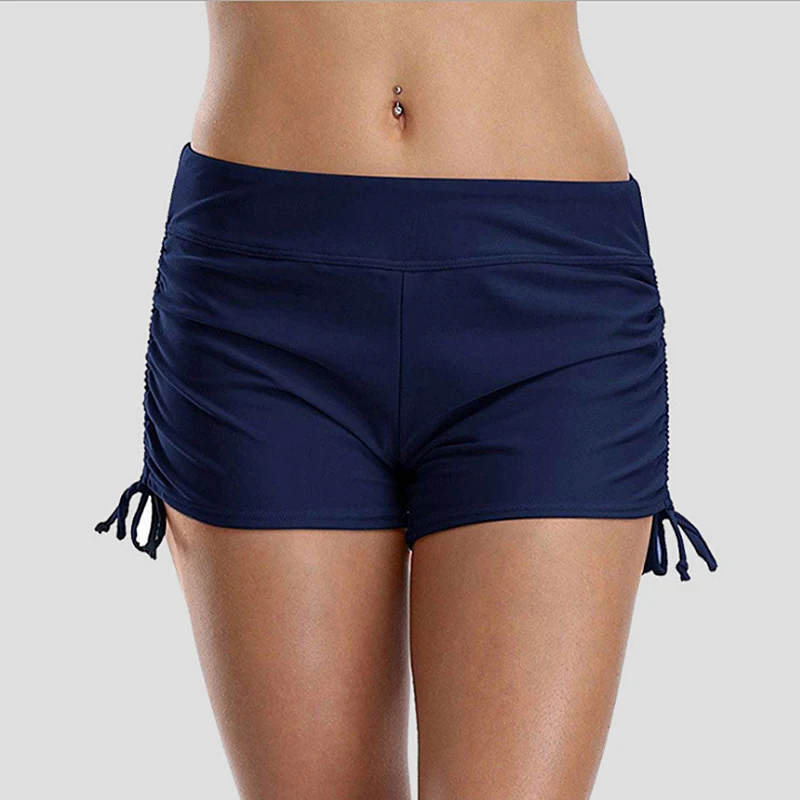 Цвет: черный синий плавать шорты для женщин 2021 летние Раздельные купальники