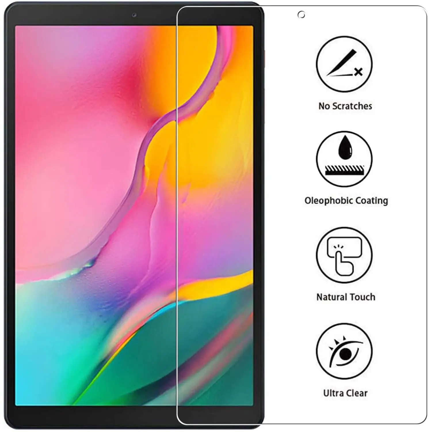 Защитное стекло для планшета Samsung Galaxy Tab A 10 1 2019 T510 T515 - 9H Premium закаленное |