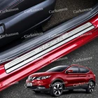 Аксессуары для Nissan Qashqai J11, Накладка на порог, Защитная Наклейка для автомобиля, педаль, Стайлинг 2015 2017 2018 2016 2020 2021 2019
