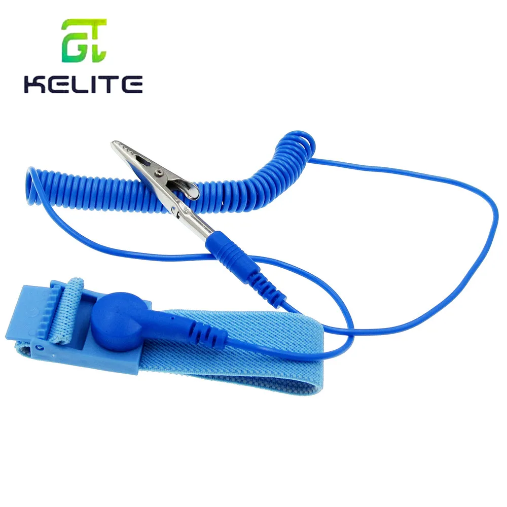 1 шт. Регулируемый Антистатический браслет электростатический ESD Discharge кабель