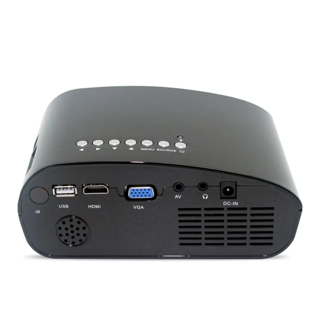 RD802 портативный мини-проектор для домашнего кинотеатра светодиодный