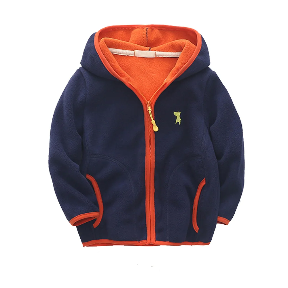 Куртки для мальчиков детские пальто на молнии девочек уличные куртки с капюшоном