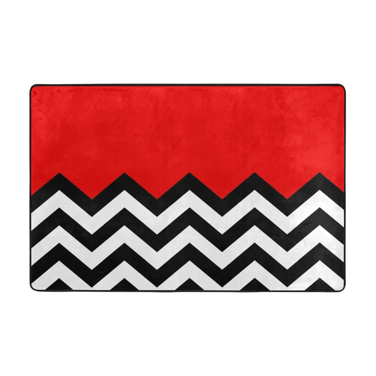 

Twin Peaks Black Lodge Doormat Carpet Mat Rug Polyester Non-Slip Floor Decor Bath Bathroom Kitchen Bedroom 60x90