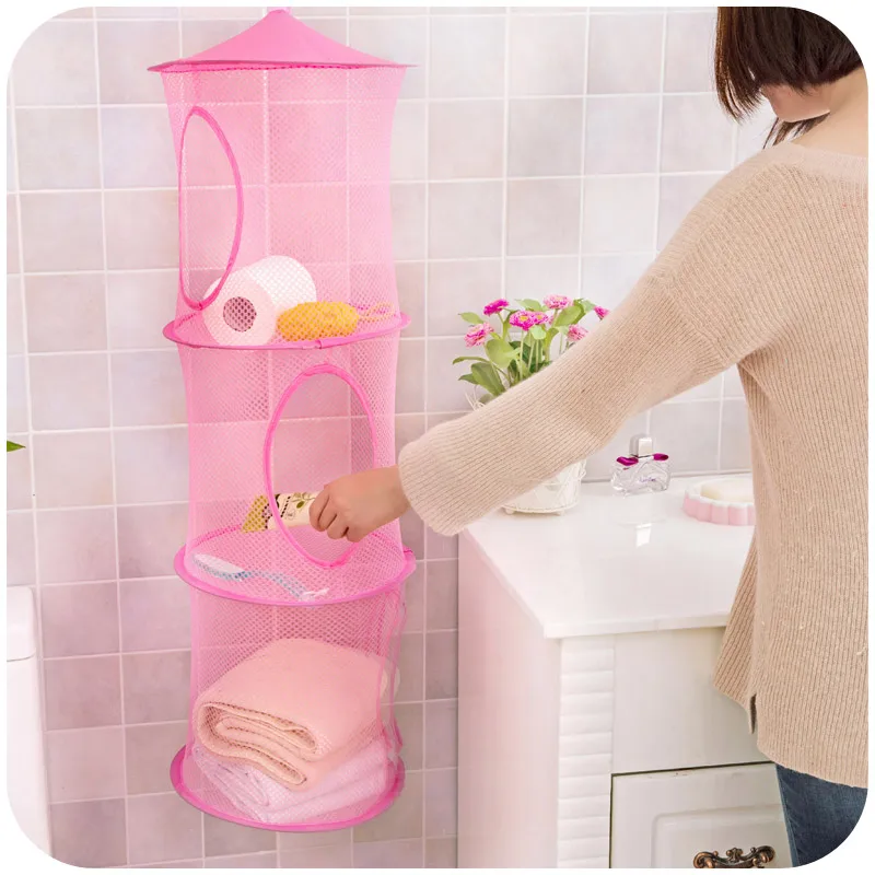 Многофункциональная 3 полки сетка для хранения подвесная детская игрушка сумка