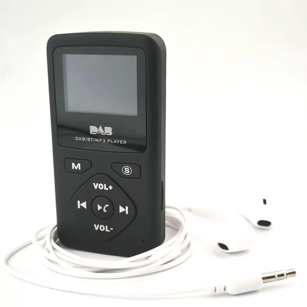 DAB P7 карманное портативное стерео радио fm цифровое мини с Bluetooth ЖК дисплеем