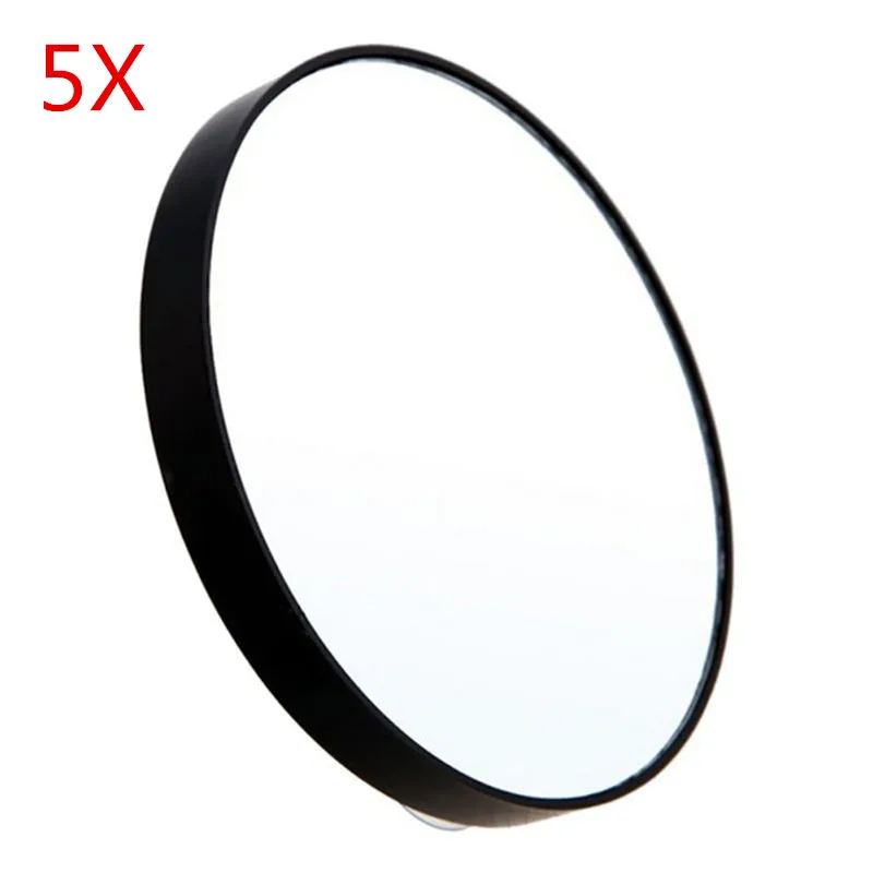 5X magnifying 5X 10X 15X увеличительное зеркало для ванной прыщи поры с двумя присосками инструменты для макияжа Круглый HD косметическое зеркало - Цвет: 5X magnifying