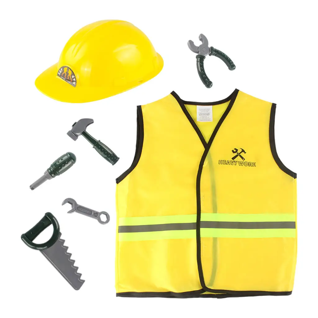 

Simulation Repair Tool Kit Role Play Costume Dress Up Accessory for Kids