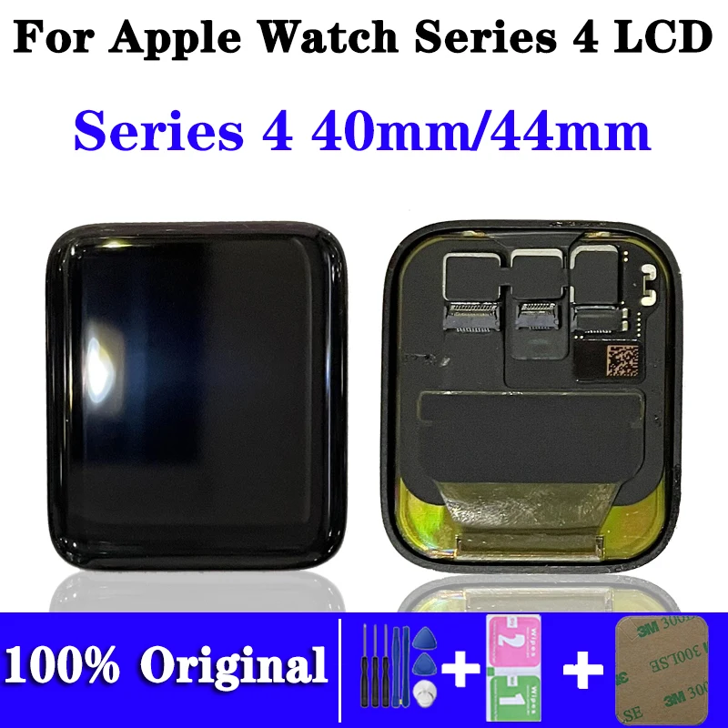100% Оригинальный ЖК-дисплей для Apple Watch Series 4 сменный сенсорный экран 40 мм 44 S4 Pantalla