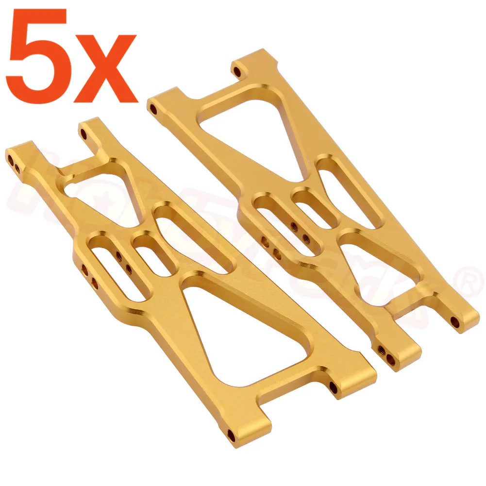5 пар/лот алюминиевая задняя Скоба нижний Susp рычаг A Arms для RC 1:10 электрический Himoto