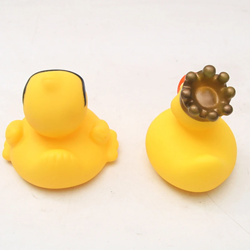 2 шт. игрушечная уточка для ванны с рисунком детские принадлежности купания