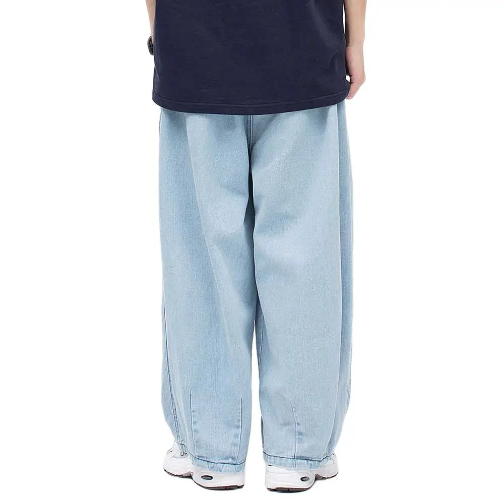Trend bf Style Wide Leg Hiphop Harem Jeans Men and Women Casual Denim Pants Loose Baggy Trousers Streetwear Oversize Jeans