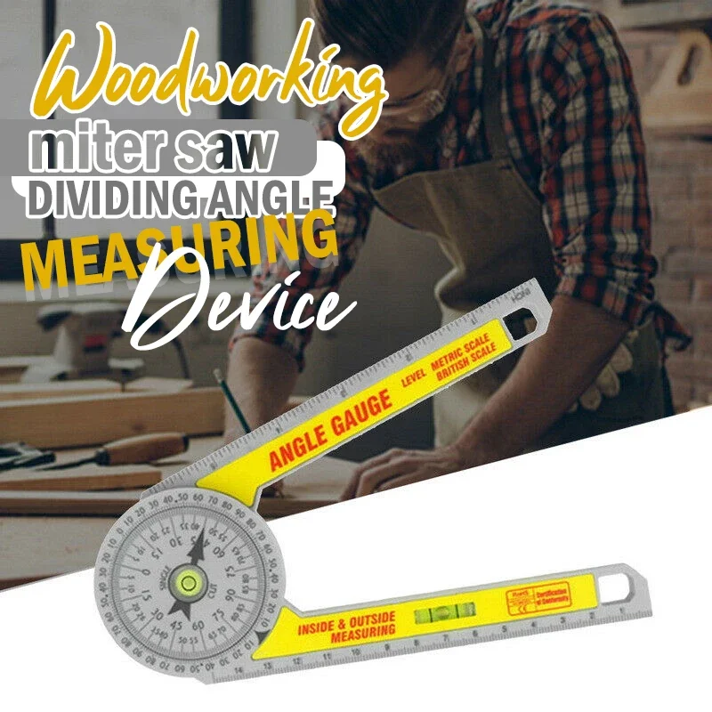 

Calibration Miter Saw Protractor Finder Angle Finder Miter Gauge Goniometer Angle Finder Arm Measuring Ruler Dropshipping