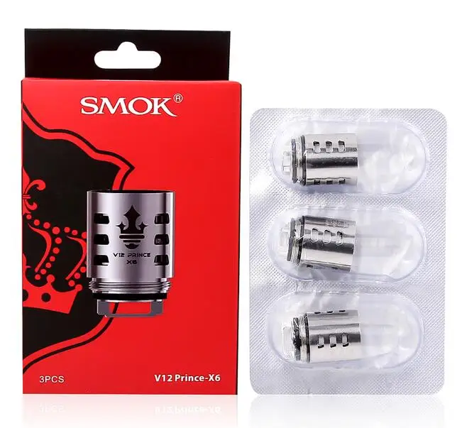 3pcs V12 Prince-X6 SMOK Resa Prince Tank 7,5 мл электронная сигарета испаритель распылитель с V12 принц ядро сопротивление катушки VS TFV16 - Цвет: 3pcs V12 Prince-X6