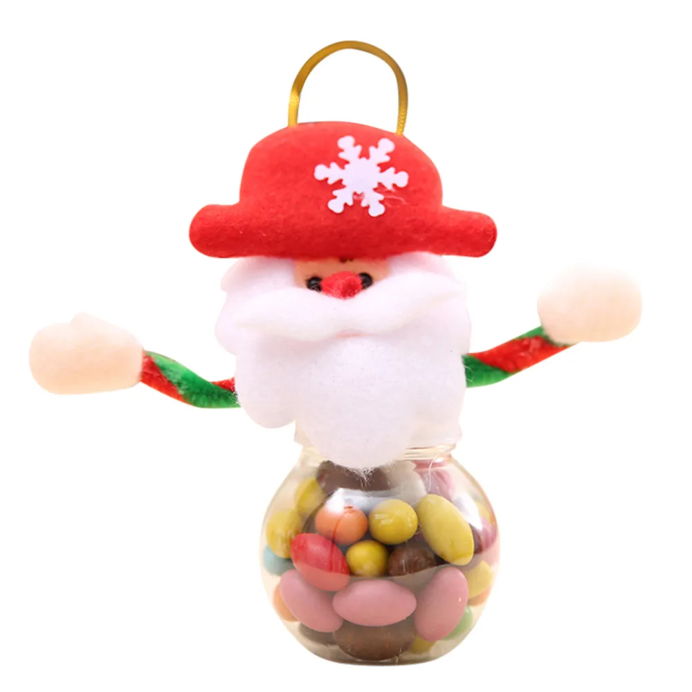 Милая Пижама с рождественским принтом пижама конфеты хранения может Санта Клаус