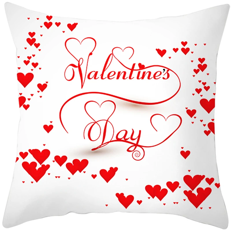 Funda de almohada de decoraci&oacute;n del D&iacute;a de San Valent&iacute;n, cubierta de coj&iacute;n para sof&aacute;, cama, decoraci&oacute;n del hogar, Torre Eiffel, 45x45cm-1