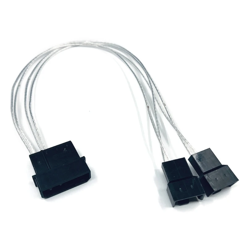 

4-Pin Molex на 4x3/4 Pin PMW 12V PC чехол вентилятор адаптер питания кабель 1 для 4 удлинительных кабеля вентилятор ПК разъем питания