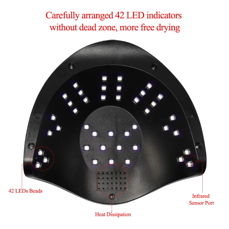 Высокомощная Сушилка для ногтей быстрая сушка гель светильник ка 84/54 Вт лампа