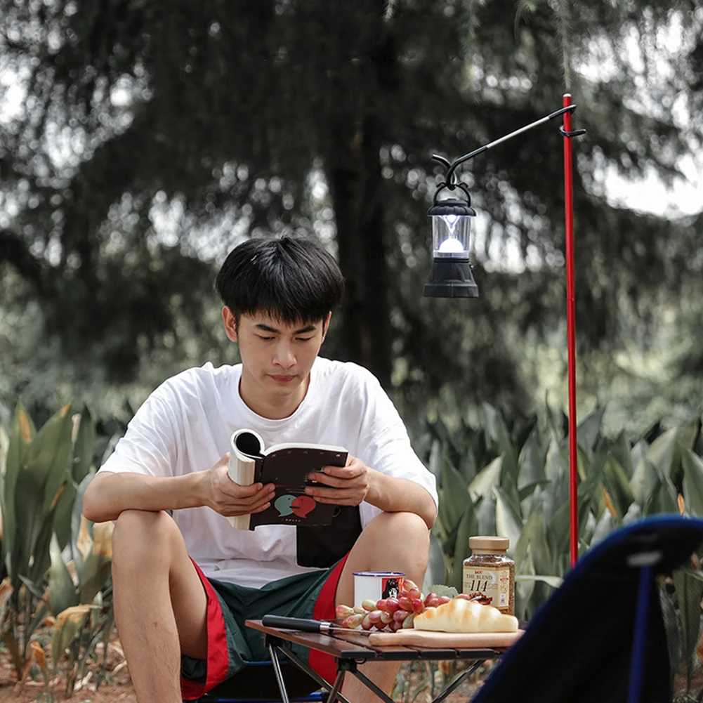 

Hook Camping Hunting Lantern Hanger Multi-functional Hiking Hook Outdoor Aluminum Alloy Tent Pole Lamp Holder
