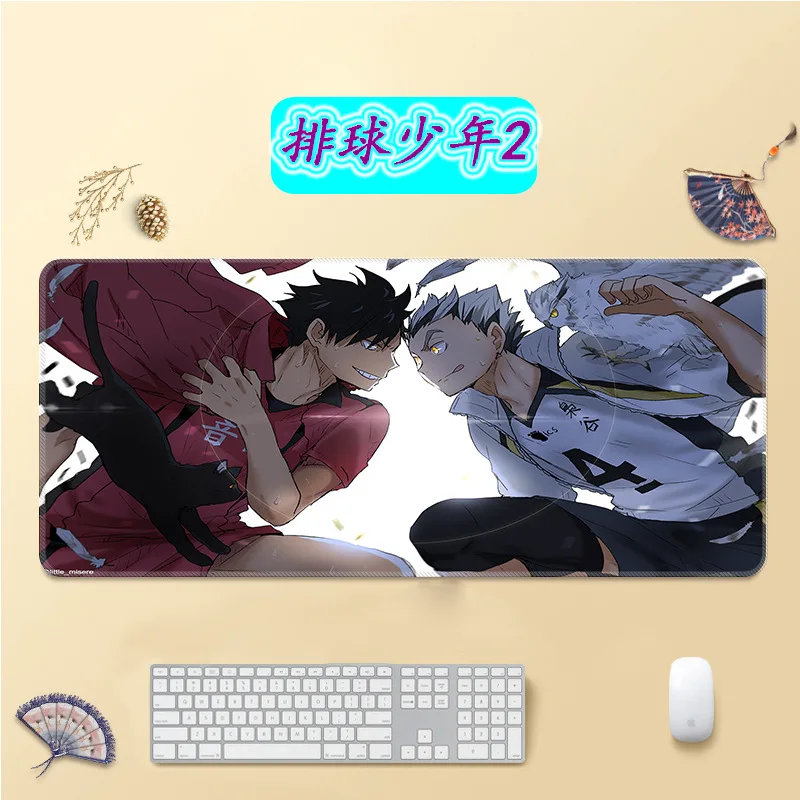 

2020 New Anime Haikyuu Mouse Pad Shoyo Hinata Tobio Cute Gift Japanese Anime Haikyuu Computer Mouse-pads Children-gift