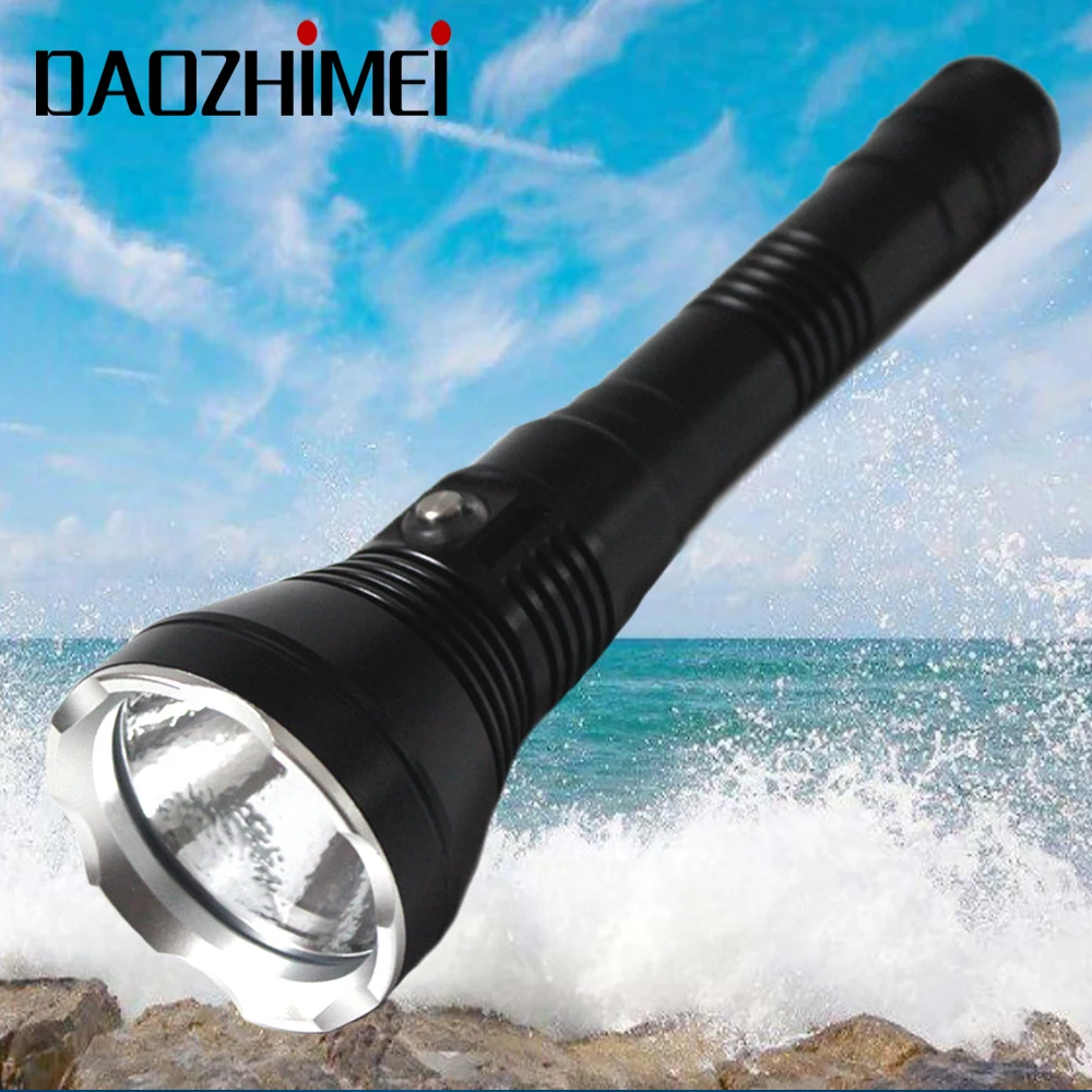Online Torcia Subacquea A LED 8000 Lumen 30W 4 Modalità XHP70 Torcia Impermeabile 100M Torcia Subacquea A LED Con Torcia A Lanterna