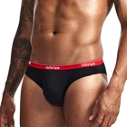 Бренд ADANNU, сексуальные мужские плавки, хлопковое нижнее белье, удобные трусики, мужские трусы для пениса, мужские трусы-бикини