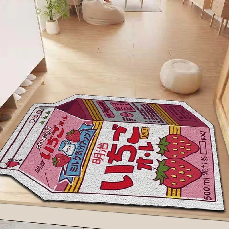 

Modern Irregular Entrance Doormat Kichen Floor Mat Carpets for Living Room Area Rugs Silk PVC Non-slip Bathroom Carpet Rug