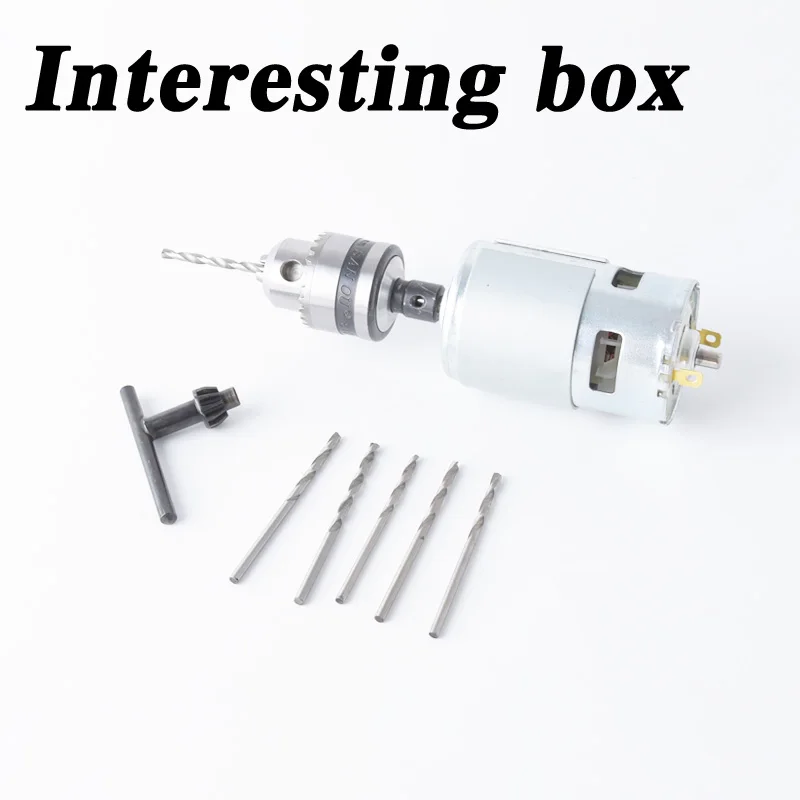 Мощный электродрель с двойным шариком 775 постоянного тока бензопила 12 В