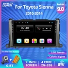 Автомагнитола 2DIN Android 9,0 для Toyota Sienna 3 2010-2014 XL30, автомобильный мультимедийный видеоплеер, навигатор, GPS, аксессуары, DVD-плеер