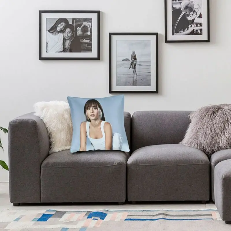 Nordic Aitana Cushion Cover for Sofa Velvet Spanish Singer Throw Pillow Case for Living Room images - 6