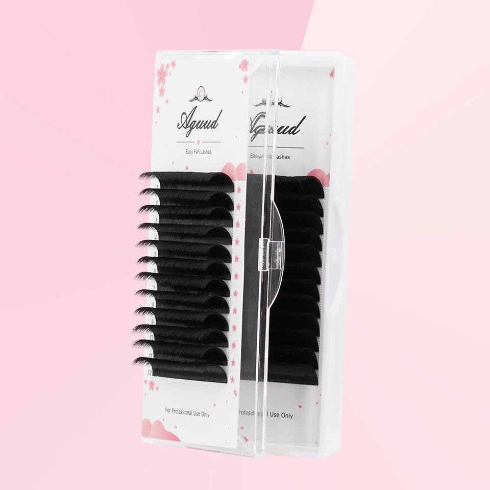 

AGUUD Easy Fanning Eyelash Extensions Automatic Flowering Fast Fan Self-Making Fans Volume Lashes Rapid Blooming Makeup Eyelash