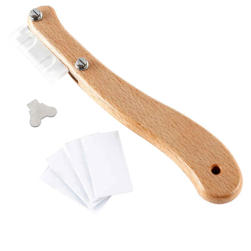 

Bread Arc Curved Knife Baguette Slashing Cutting French Toast Cutter with 5 Replacement Bread Slicer Cake Cutter Kitchen Knives