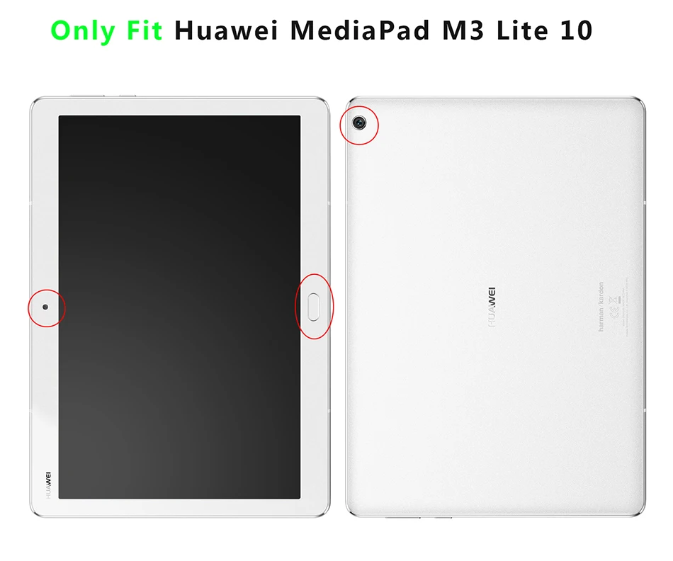 Чехол Sanmubaba для huawei MediaPad M3 Lite 10 BAH-W09 BAH-AL00 10,1 ''PU кожаный флип-стенд смарт-чехол Защитный чехол для планшета