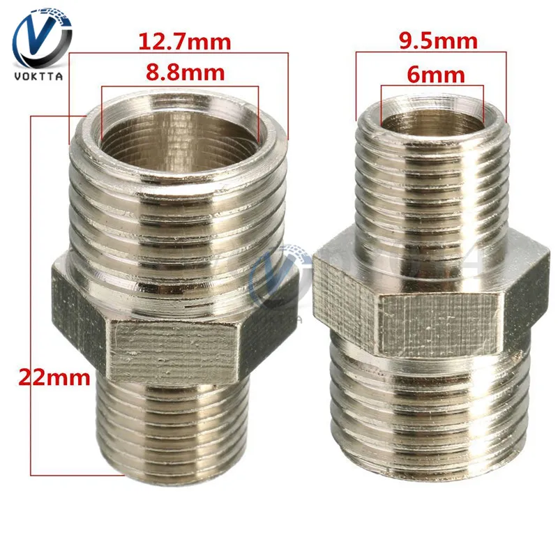 1/4 &quotFemale to 1/8" Male &quotMale BSP Аэрограф соединитель шланга с распылителем передачи