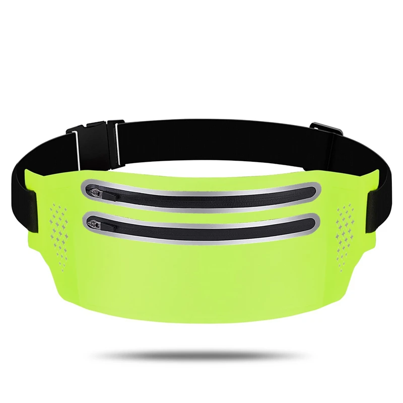 Mobile Phone Sports Pocket Fitness Waterproof Lycra Close-fitting Ultra-thin Waist Belt Storage Outdoor Running Gym Bag For Men