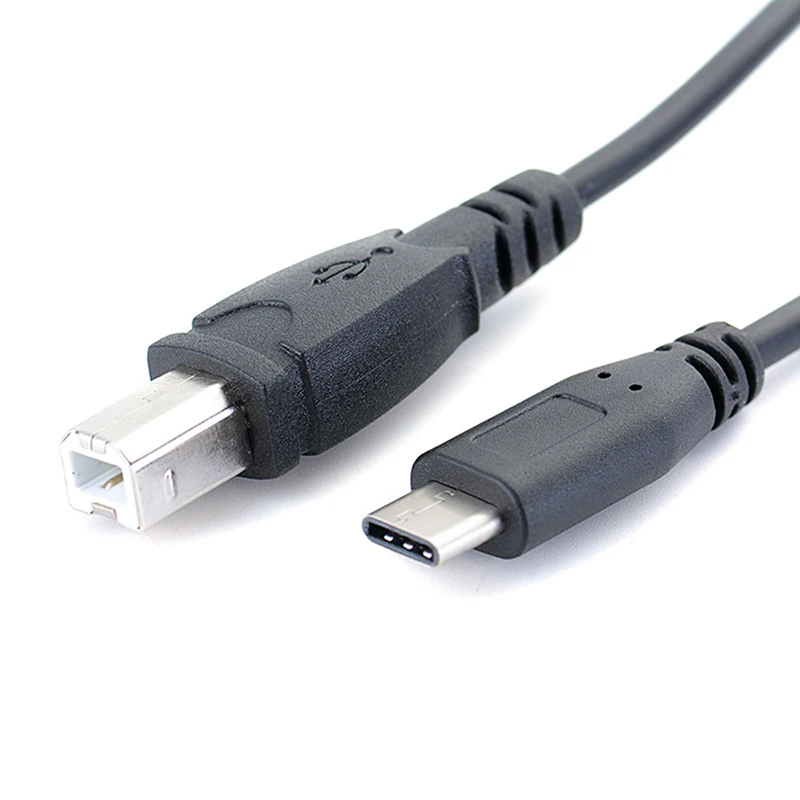 

USB-C Type-C Male Naar Usb Type B Male Data Kabel 1M Koord Voor Mobiele Telefoon & Printer & Elektronische Orgel Groothandel