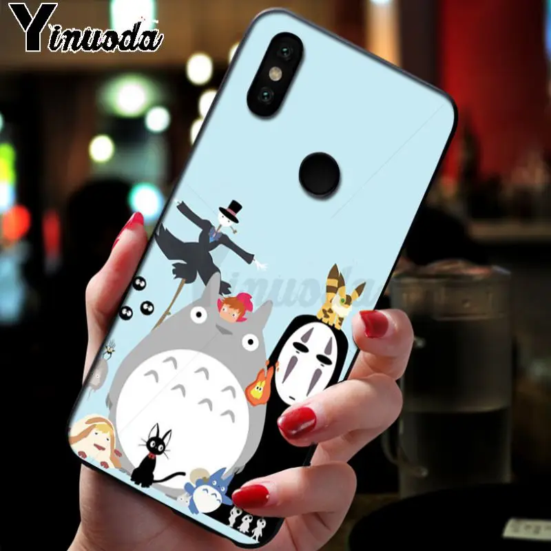 12 Yinuoda Тоторо Тихиро аниме Ghibli Миядзаки чехол для телефона для xiaomi redmi7 5plus 6a 4x go note5 note7 note6pro mi8se 9se крышка - Цвет: 12