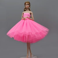 pink ballet doll dress for barbie clothes princess vestidoes dancing costume outfits 11 5 bjd dolls accessories kids diy toys