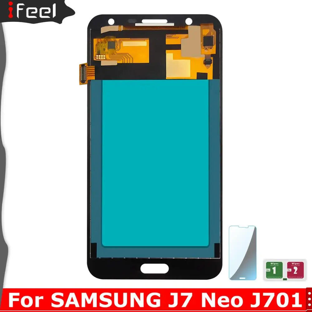 ЖК-дисплей OLED для Samsung Galaxy J7 neo J701 J701F J701M J701MT сенсорный дисплей сменные детали