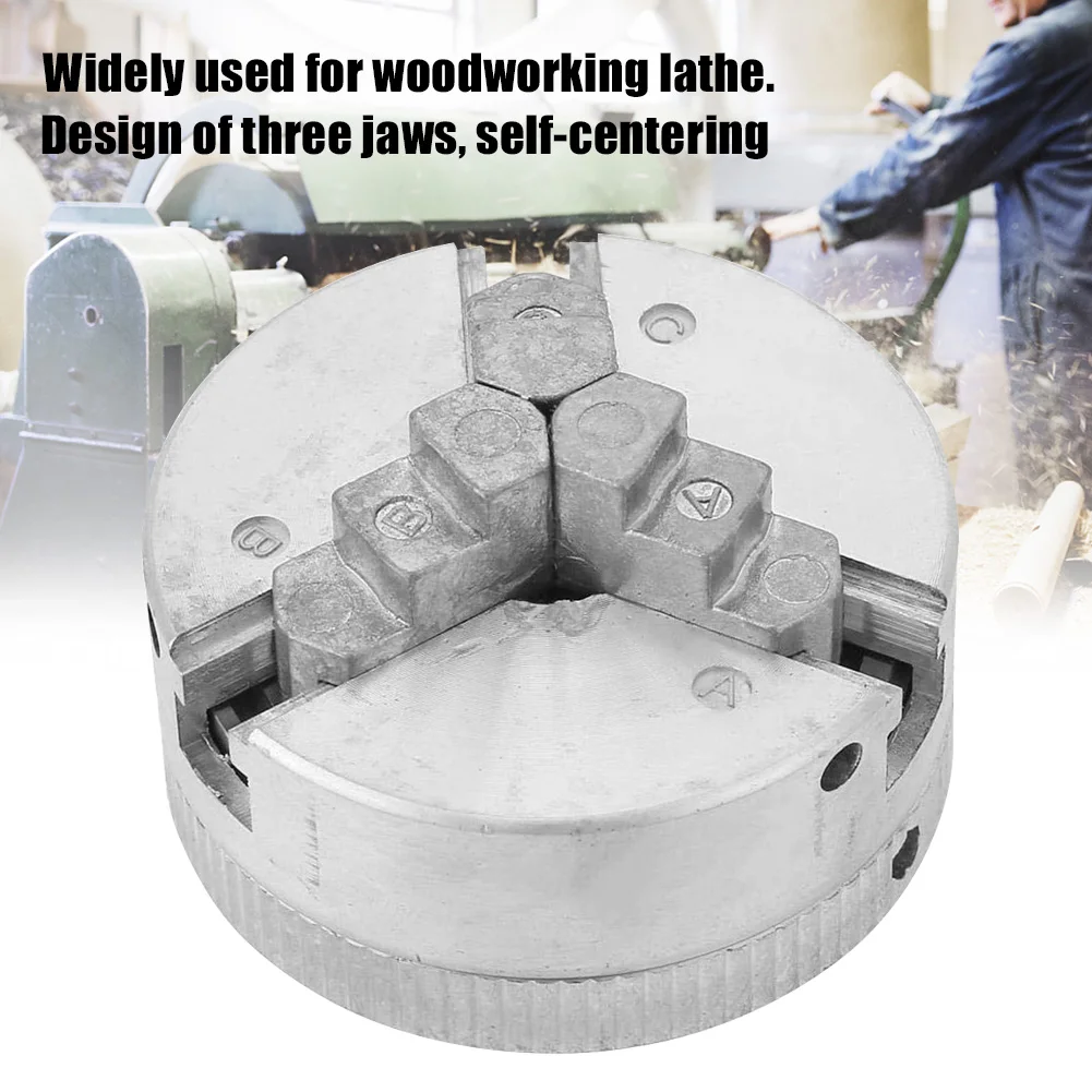 Прочный трехкулачковый патрон цинковый сплав диаметр зажима 1 8-56 мм высокая