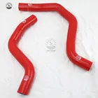 Комплект силиконовых шлангов радиатора для MITSUBISHI LANCER Evolution EVO 7-9 CT9A 4G63 (2 шт.) красныйсинийчерный