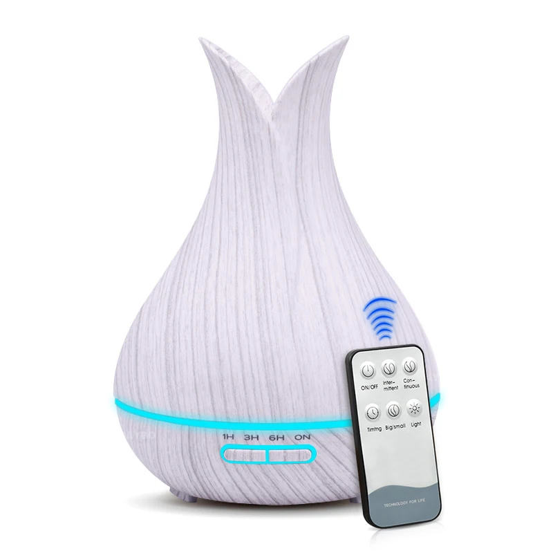 

400ML Remote Control Essential Oil Air Humidifier Cool Mist Maker with Aroma Diffusers Ultrasonic Fogger
