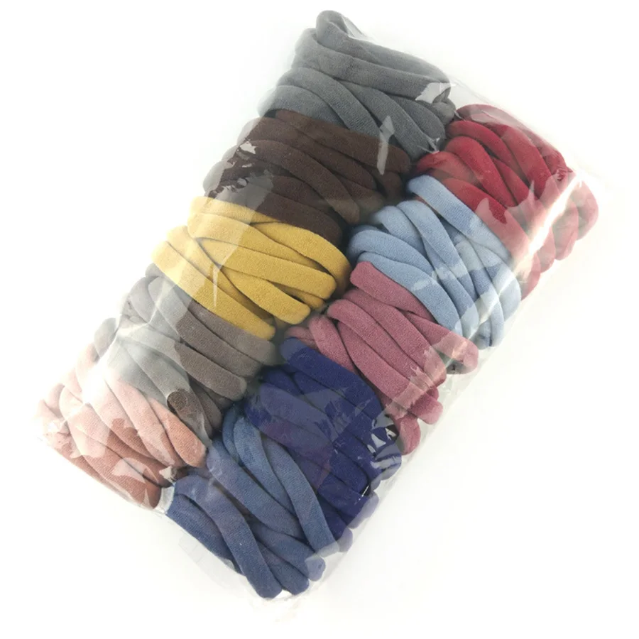 20PCS/Packet Cute Candy Color Elastic Hair Band Rubber Bands Kids Hairband Accessories For Girl Headband Rope Ponytail |