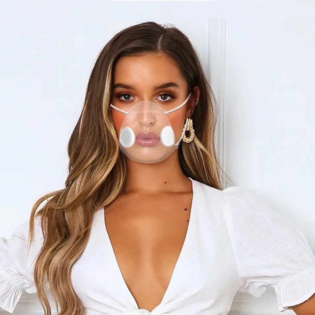 Многоразовая прозрачная маска для лица глухих моющаяся мягкая ТПУ Маска Deafs рта с