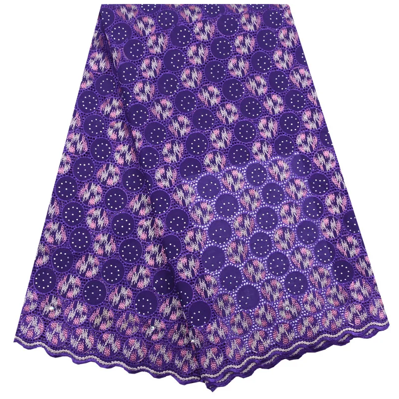Африканская кружевная вышивка швейцарская вуаль ткань Высококачественная