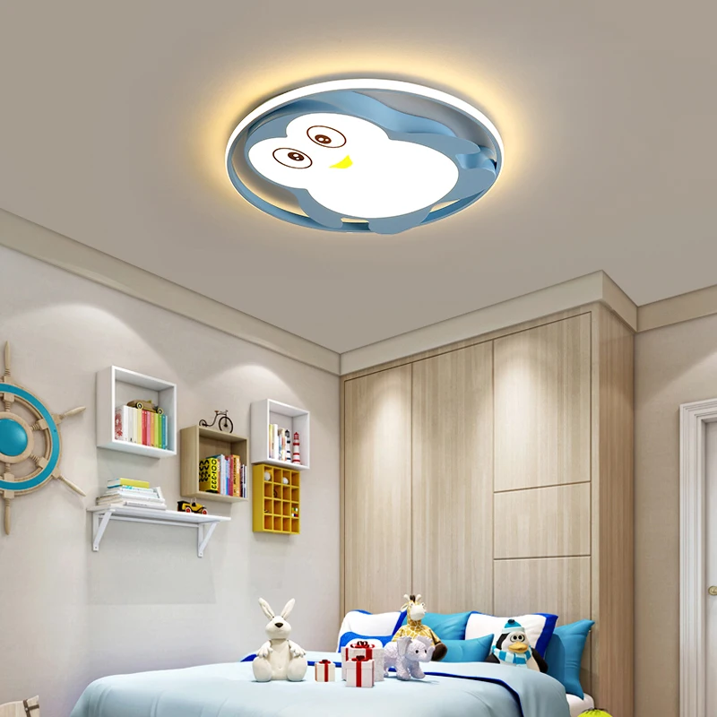 Verllas Modern Simple Novelty Cartoon Cute Animal LED Kid Ceiling Light Lamp Nursery Kids Baby Child Room Bedroom Home | Лампы и